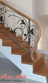 Nowoczesna balustrada schodowa