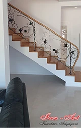 Nowoczesna balustrada schodowa