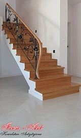 Nowoczesna balustrada schodowa