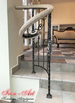 Poręcz w stylu skandynawskim