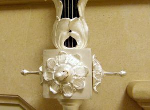 Interior wrought iron railing