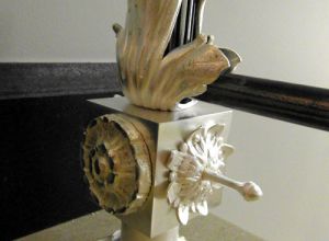 Interior wrought iron railing